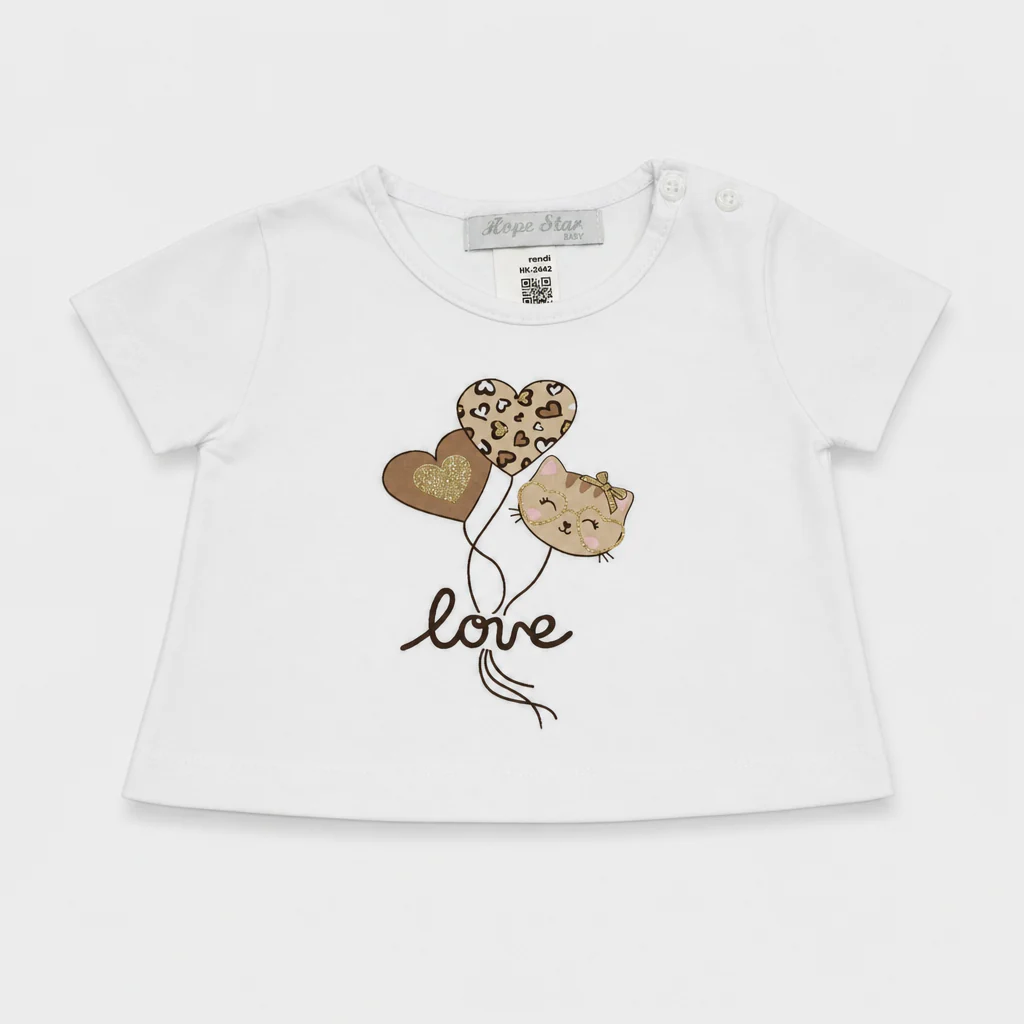Maglietta maniche corte - Bambina - 60 - 65 | 3 mesi