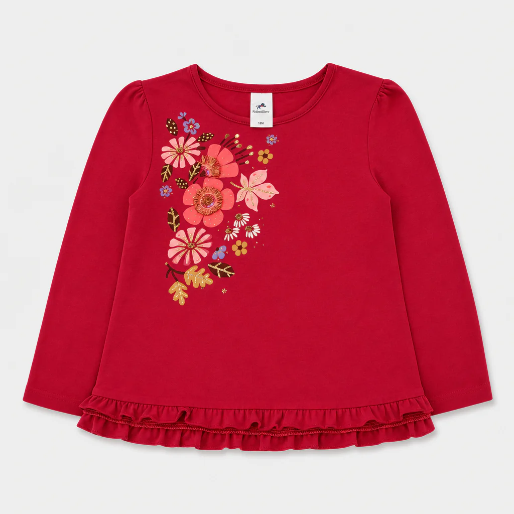 Maglietta maniche lunghe - Bambina - 126 - 131 | 8 anni