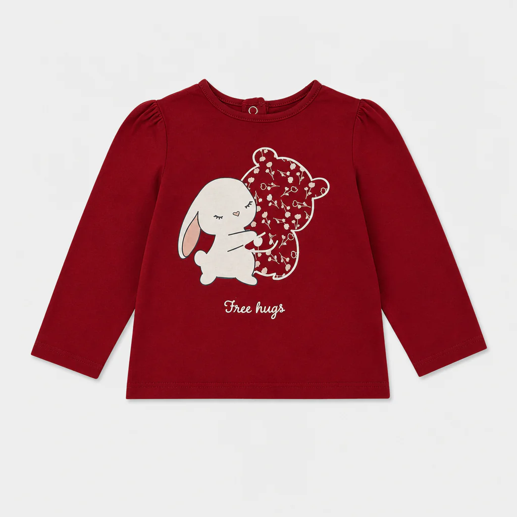 Maglietta maniche lunghe - Bambina - 60 - 65 | 3 mesi
