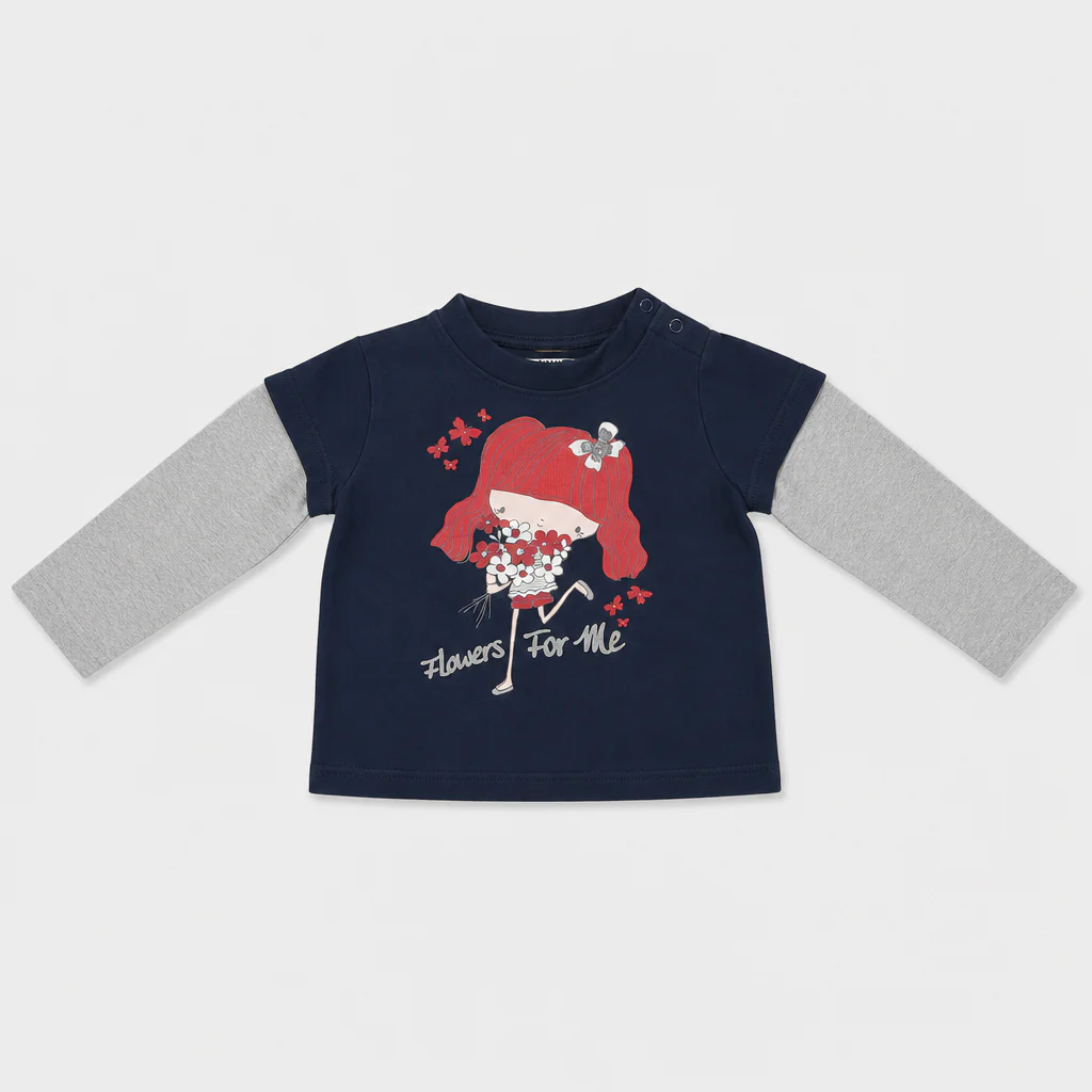 Maglietta maniche lunghe - Bambina - 72 - 77 | 9 mesi