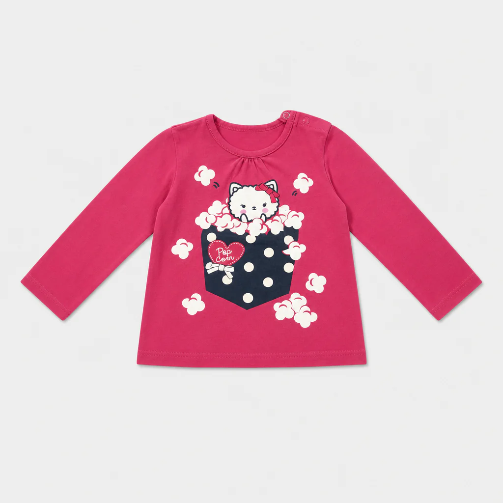 Maglietta maniche lunghe - Bambina - 78 - 83 | 1 anno