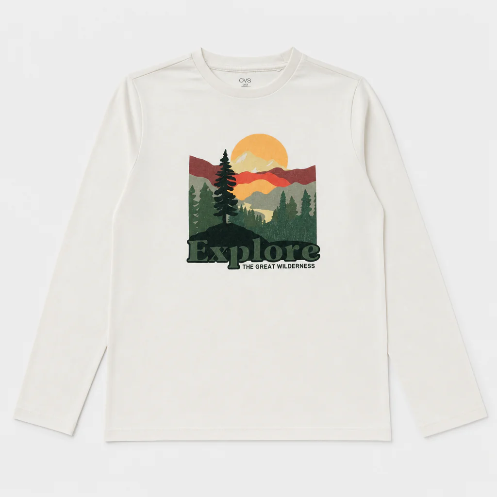 Maglietta maniche lunghe - Bambino - 132 - 137 | 9 anni